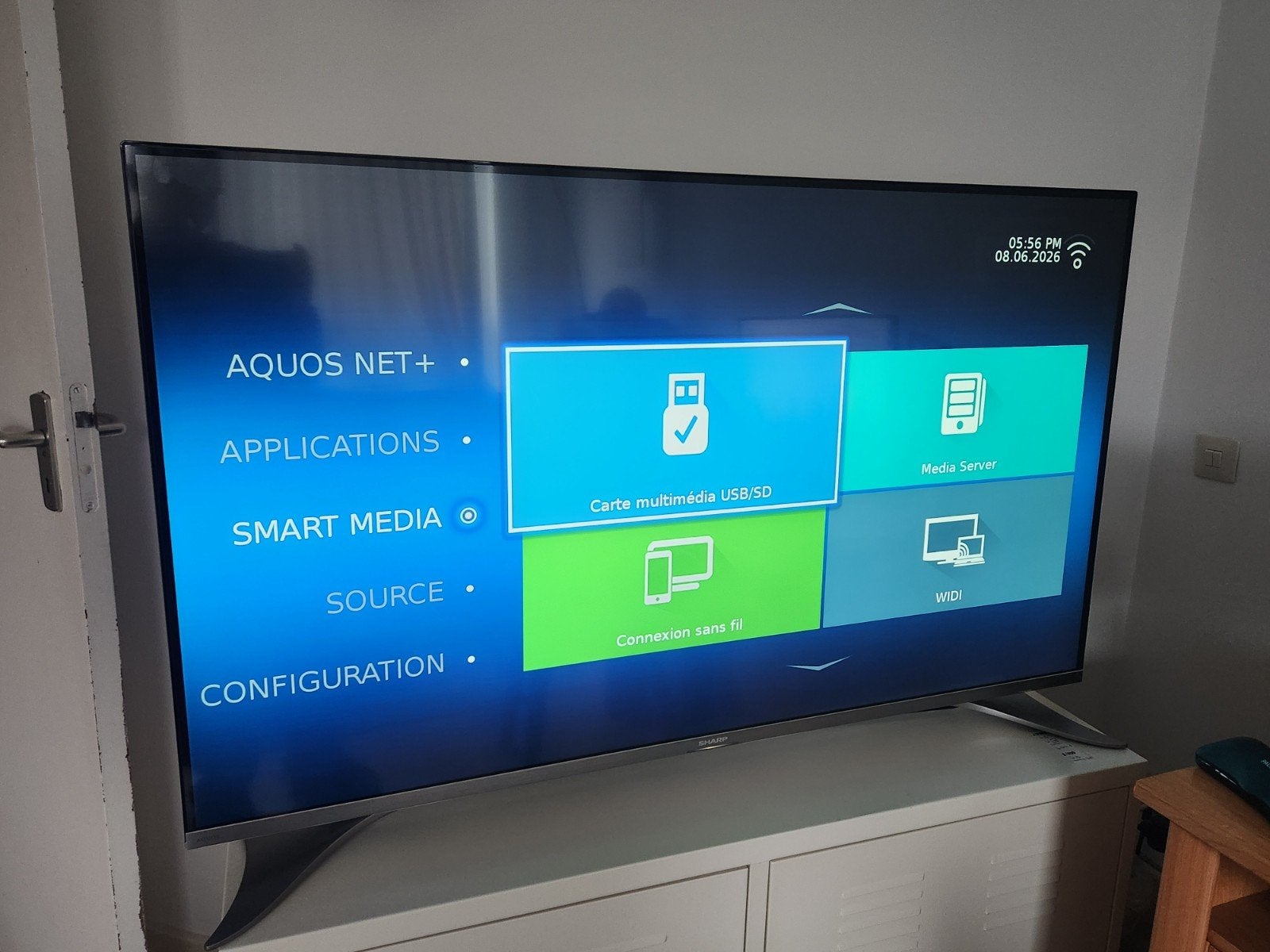 Smart TV 55 pouces 139cm 4K, Audio, Tv en Foto, Televisies, Ophalen, LED, 50 Hz, 100 cm of meer