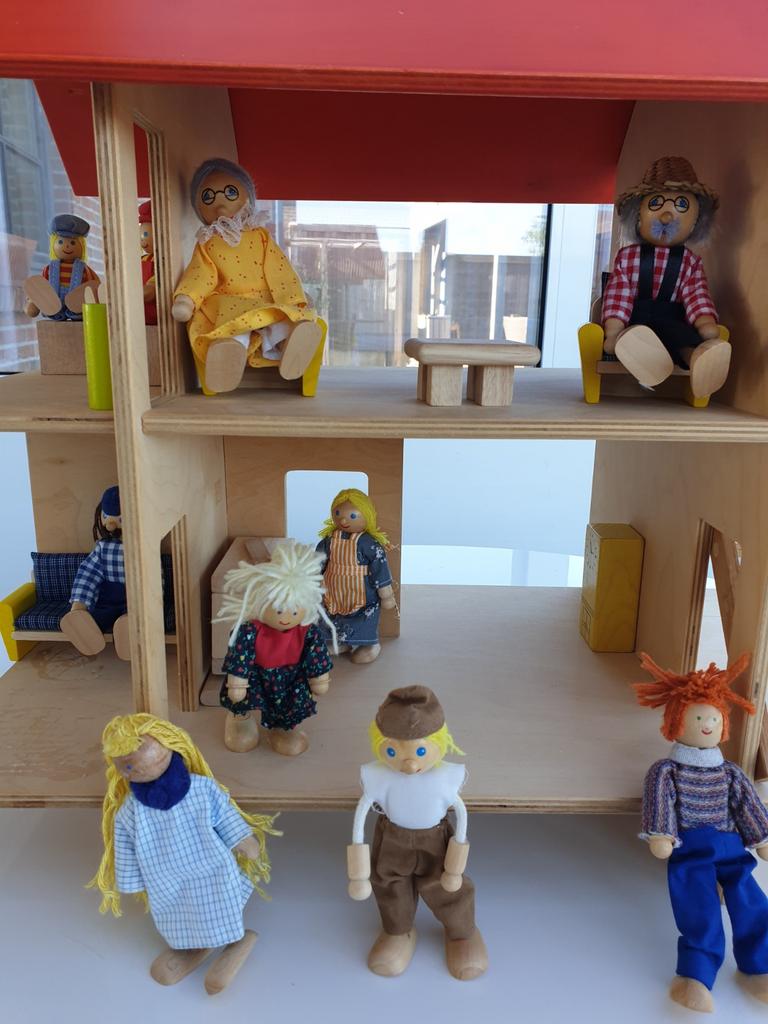 Poppen huis van hout, Kinderen en Baby's, Speelgoed | Poppenhuizen, Ophalen