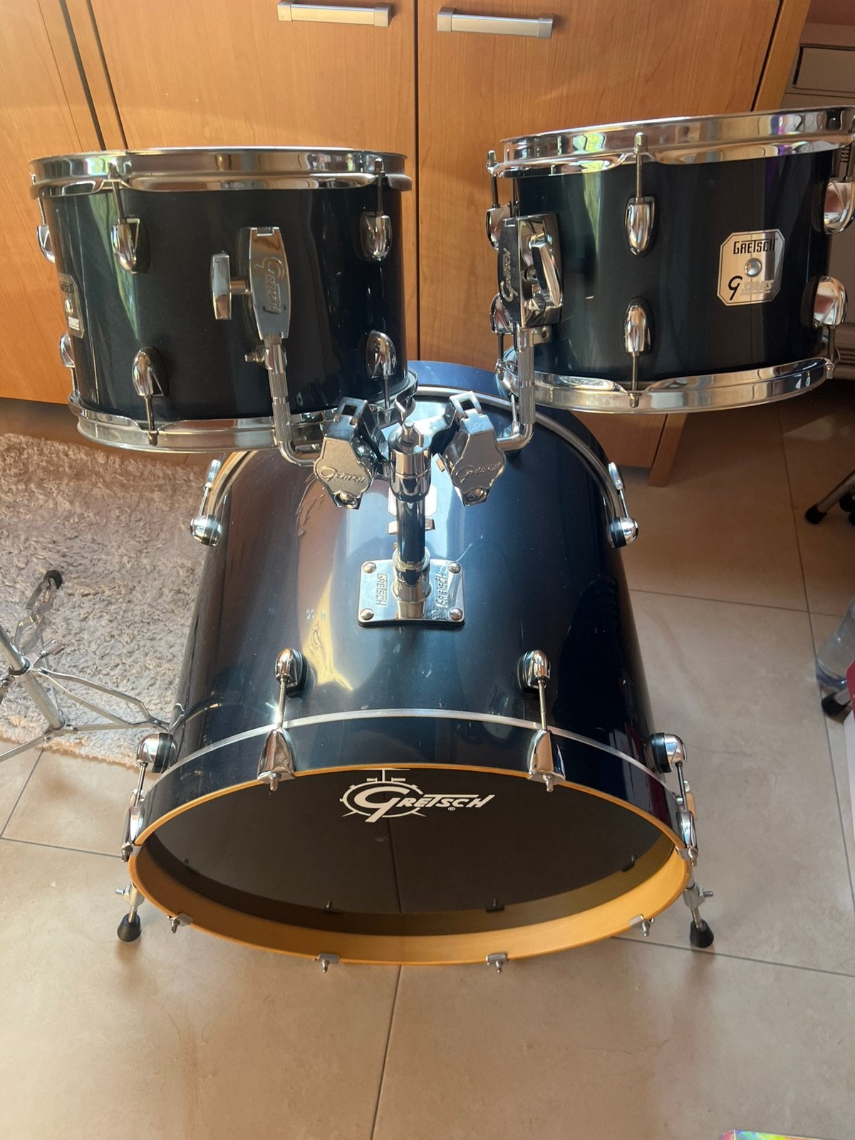 Drumstel 6 -delig, Muziek en Instrumenten, Ophalen, Zo goed als nieuw