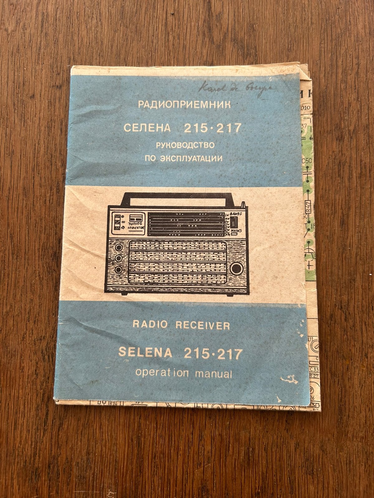 Handleiding Selena transistorradio, Enlèvement ou Envoi, Utilisé