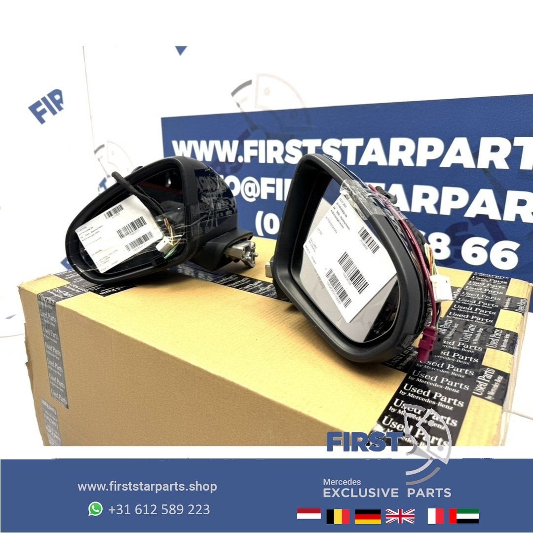 W177 SPIEGEL SET LINKS + RECHTS ZWART WIT GRIJS Mercedes A K, Auto-onderdelen, Gebruikt, -, Ophalen of Verzenden, -