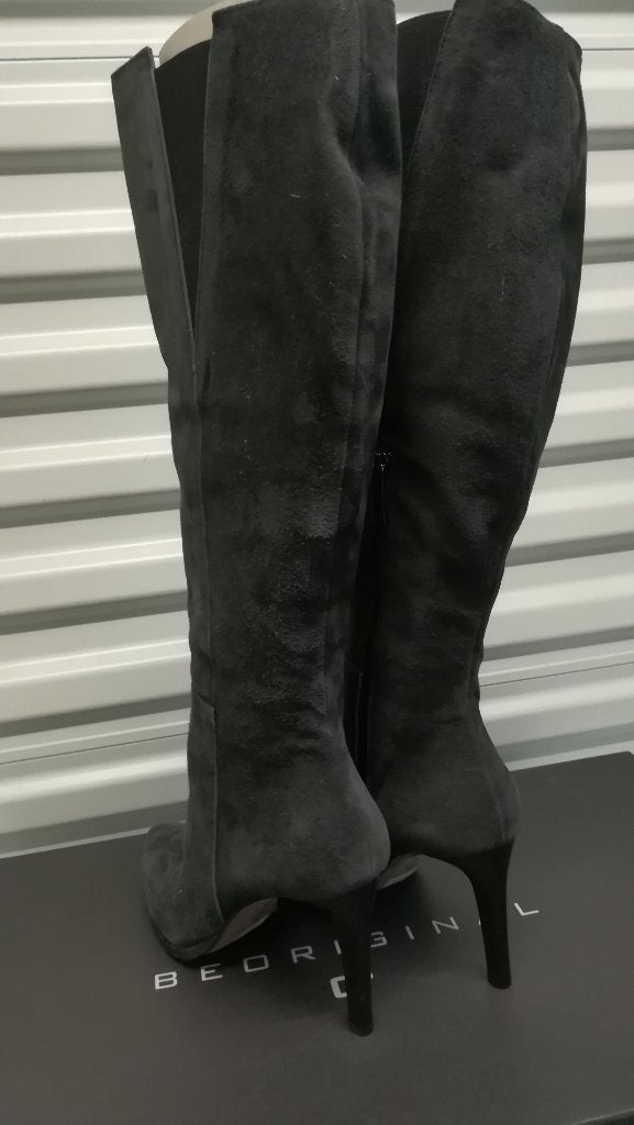 986A* BeOriginal prachtige grijze leren laarzen (41), Kleding | Dames, Schoenen, Verzenden, Nieuw, Grijs, Hoge laarzen