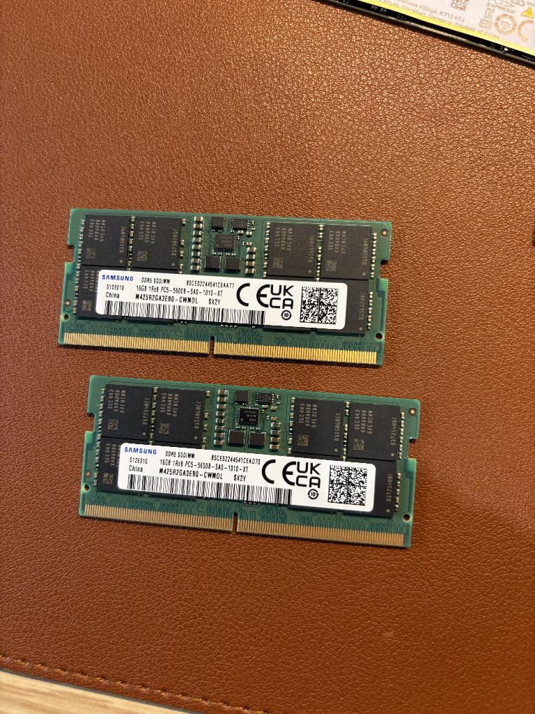 RAM DDR5 SODIMM, Computers en Software, RAM geheugen, Ophalen of Verzenden, Zo goed als nieuw, DDR5, 32 GB