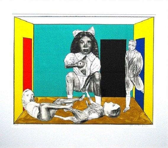 Pat Andrea - "LaNegresse", Antiquités & Art, Art | Lithographies & Sérigraphies, Signé, Envoi, Sérigraphie