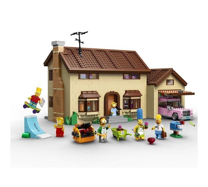 Lego Simpsons huis, Overige thema's, Lego, Ophalen of Verzenden, Zo goed als nieuw