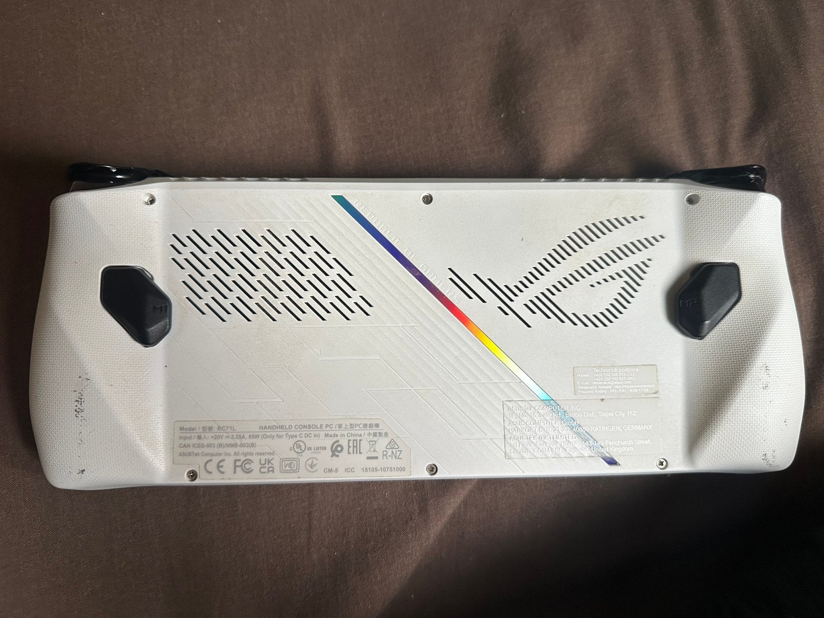 ASUS ROG Ally Z1 Extreme 1TB + Dock + Case + Charger, Ophalen of Verzenden, Zo goed als nieuw
