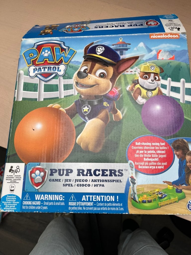 Paw Patrol spel: pup racers, Ophalen, Gebruikt