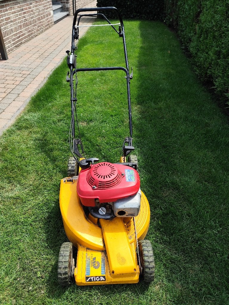 Autoporteur Stiga 510 S Turbo Alu Honda 4,5 CV, Jardin & Terrasse, Tondeuses à gazon, Utilisé, Tondeuses à gazon à essence, 50 cm ou plus