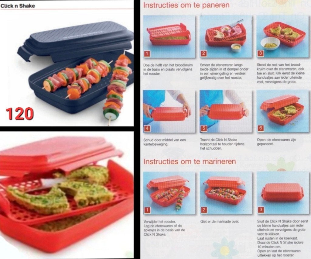 Tupperware onmisbare producten (zie omschrijving), Ophalen of Verzenden, Nieuw, Wit, Met compartimenten