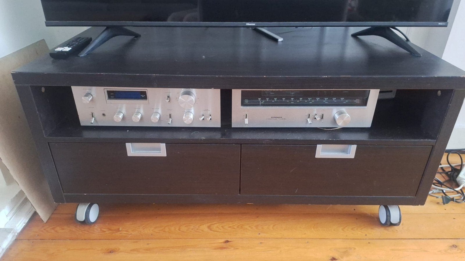 Ikea wenge tv-meubel, Ophalen