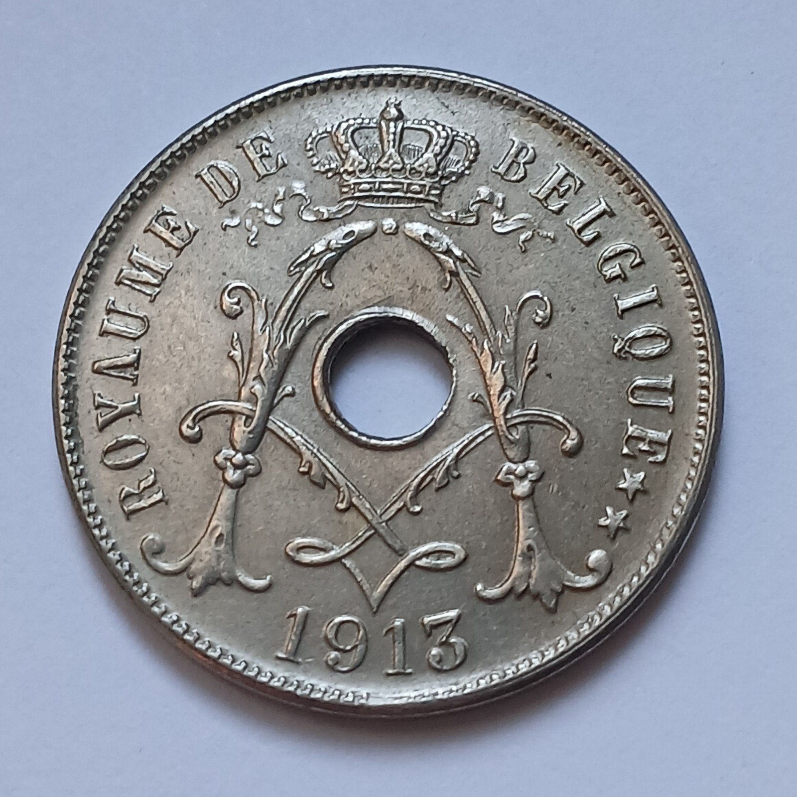25 centimes 1913, Postzegels en Munten, Munten | België, Ophalen of Verzenden