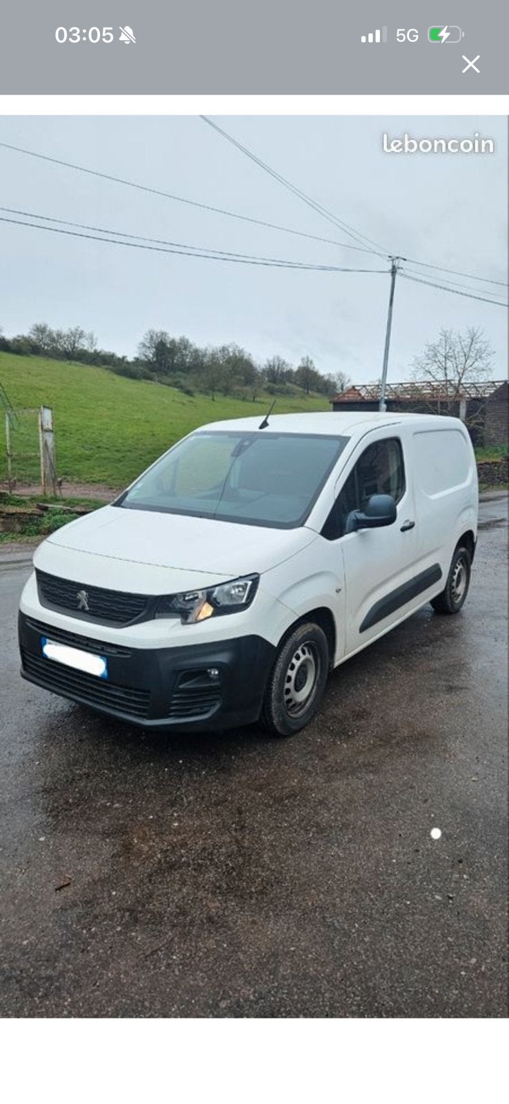 Peugeot partner, Zwart, Wit, Particulier, Te koop