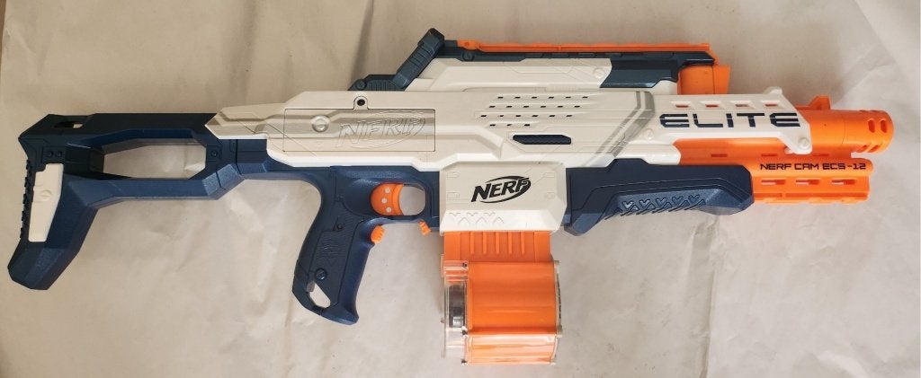 N-Strike Elite Cam ECS-12 - Blaster + 4GB SD, Kinderen en Baby's, Speelgoed | Buiten | Actiespeelgoed, Ophalen of Verzenden, Zo goed als nieuw