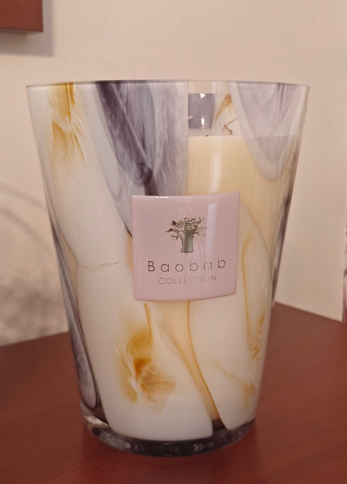 Bougie Baobab Collection - Format MAXI (5 mèches) - Neuve, Verre, Enlèvement, Doré, Neuf