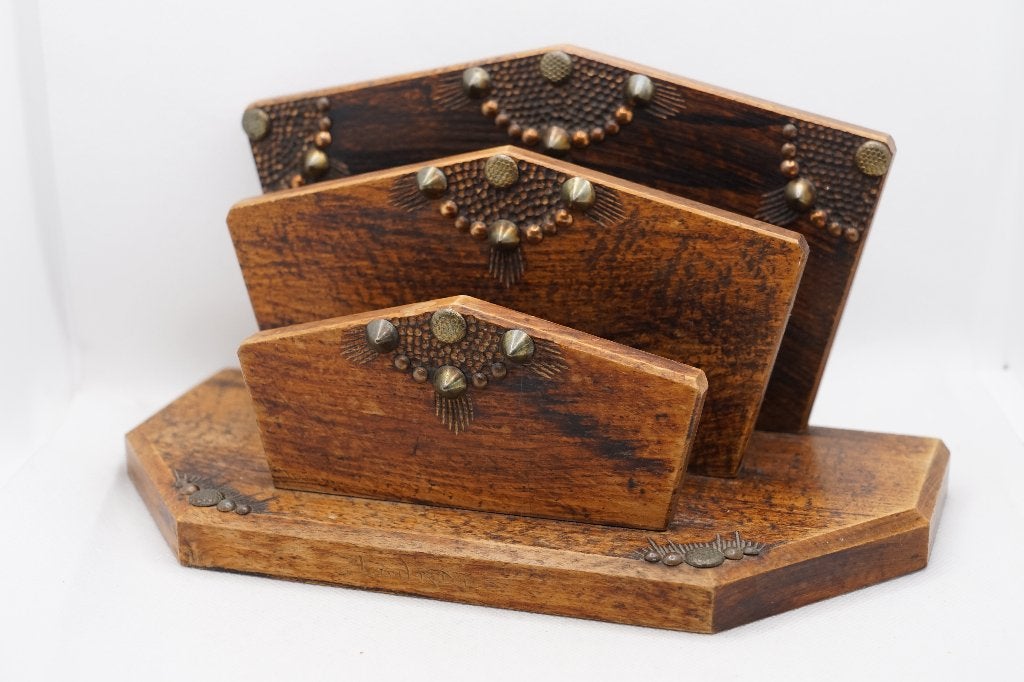 vintage houten brievenhouder, Ophalen of Verzenden
