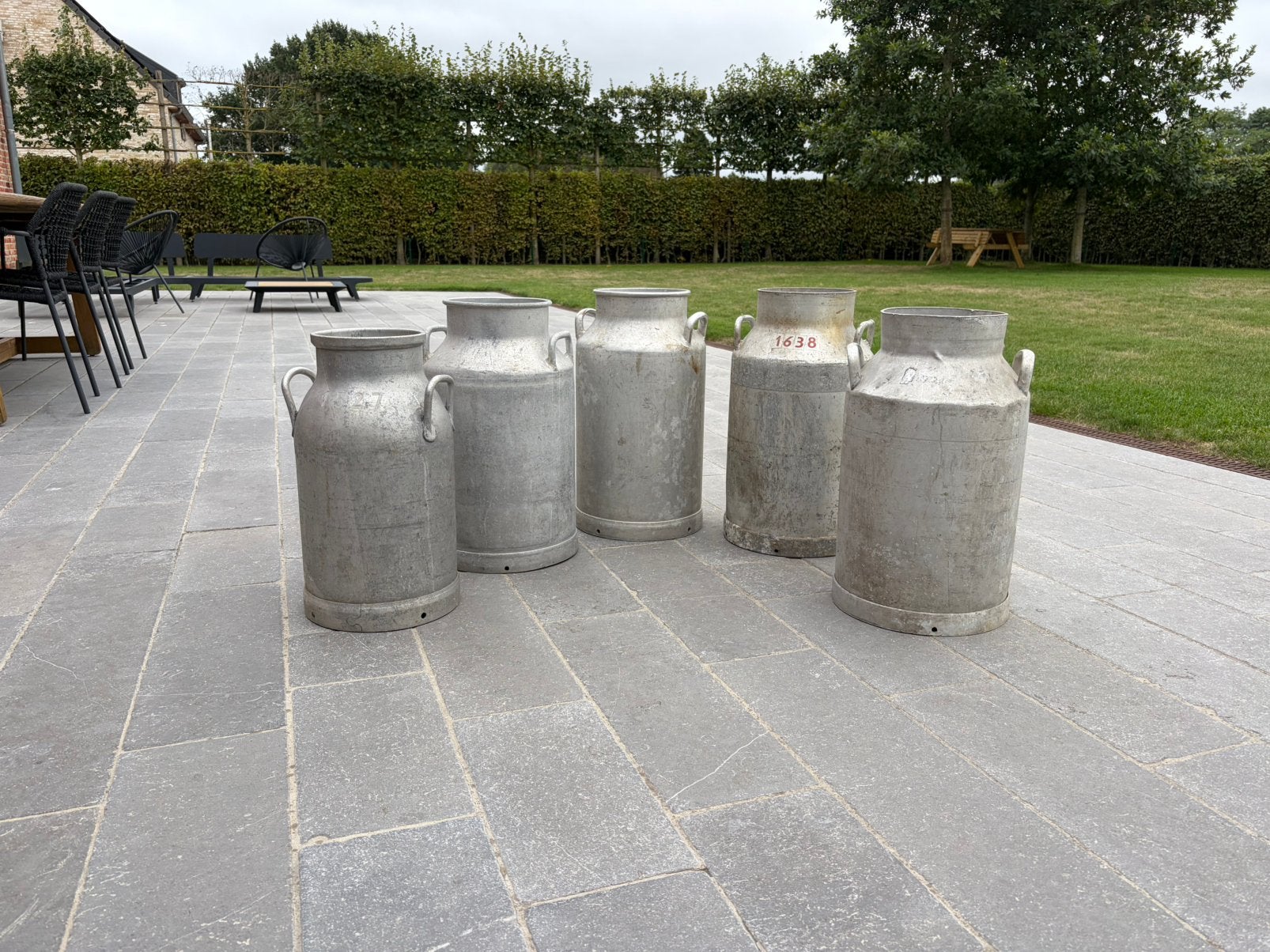 5x melkkruik te koop (ook per stuk), Tuin en Terras, Ophalen, Gebruikt