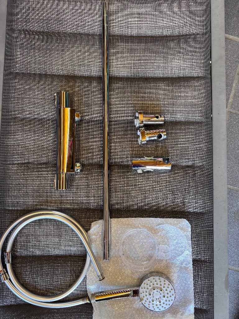 mitigeur complet douche, Ophalen, Zo goed als nieuw, Chroom, Douche