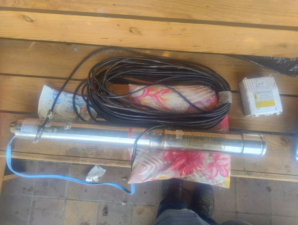 Leo 4 xrm 4/14 waterpomp, Jardin & Terrasse, Enlèvement, Comme neuf, Électrique, Pompe de forage