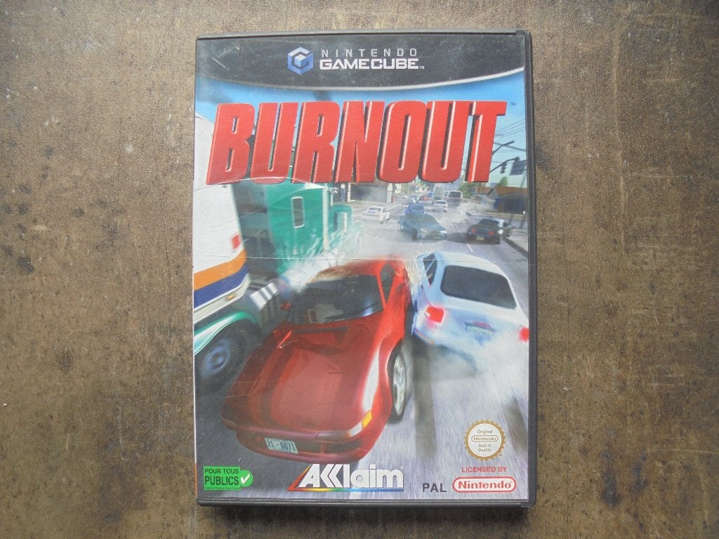 Burnout voor GameCube (zie foto's), Games en Spelcomputers, Games | Nintendo GameCube, Gebruikt, Racen en Vliegen, Ophalen of Verzenden
