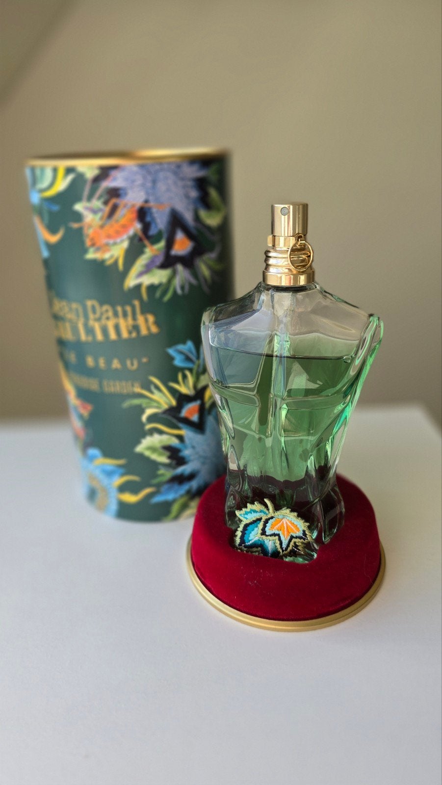 Jean Paul Gaultier Le Beau Paradise Garden 125ml, Ophalen of Verzenden, Gebruikt, Parfumfles, Gevuld