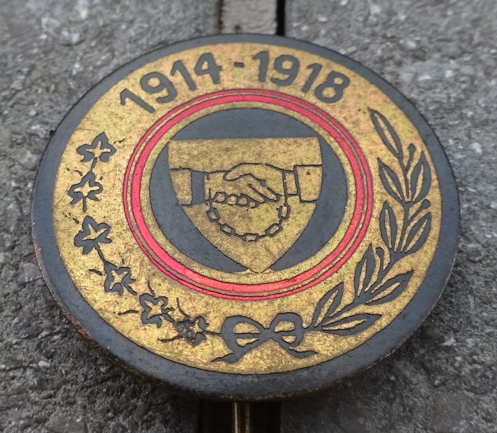 BELGIQUE: FNAPG14/18 - INSIGNE REVERS DE COL, Collections, Objets militaires | Général, Envoi, Armée de terre, Emblème ou Badge