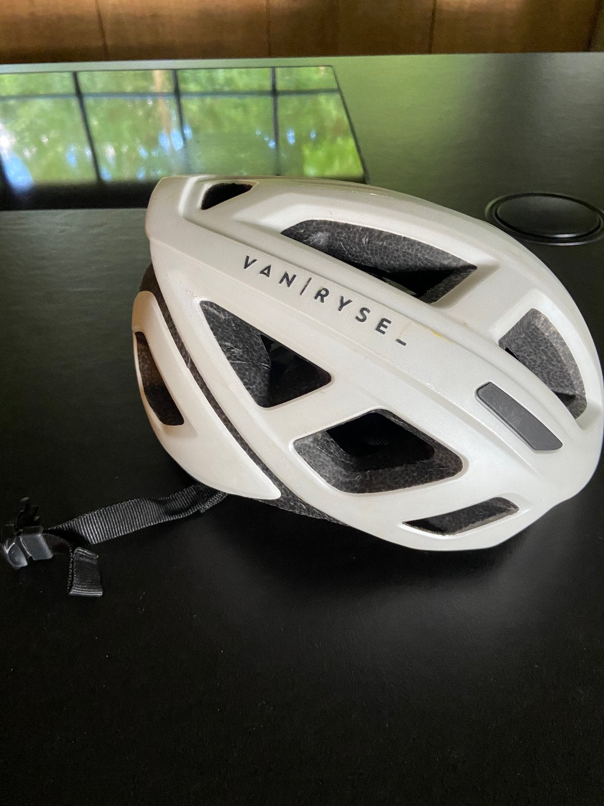 Fietshelm 55-59 cm, Fietsen en Brommers, Fietsaccessoires | Fietshelmen, Ophalen, Gebruikt, Overige maten, Jongen of Meisje
