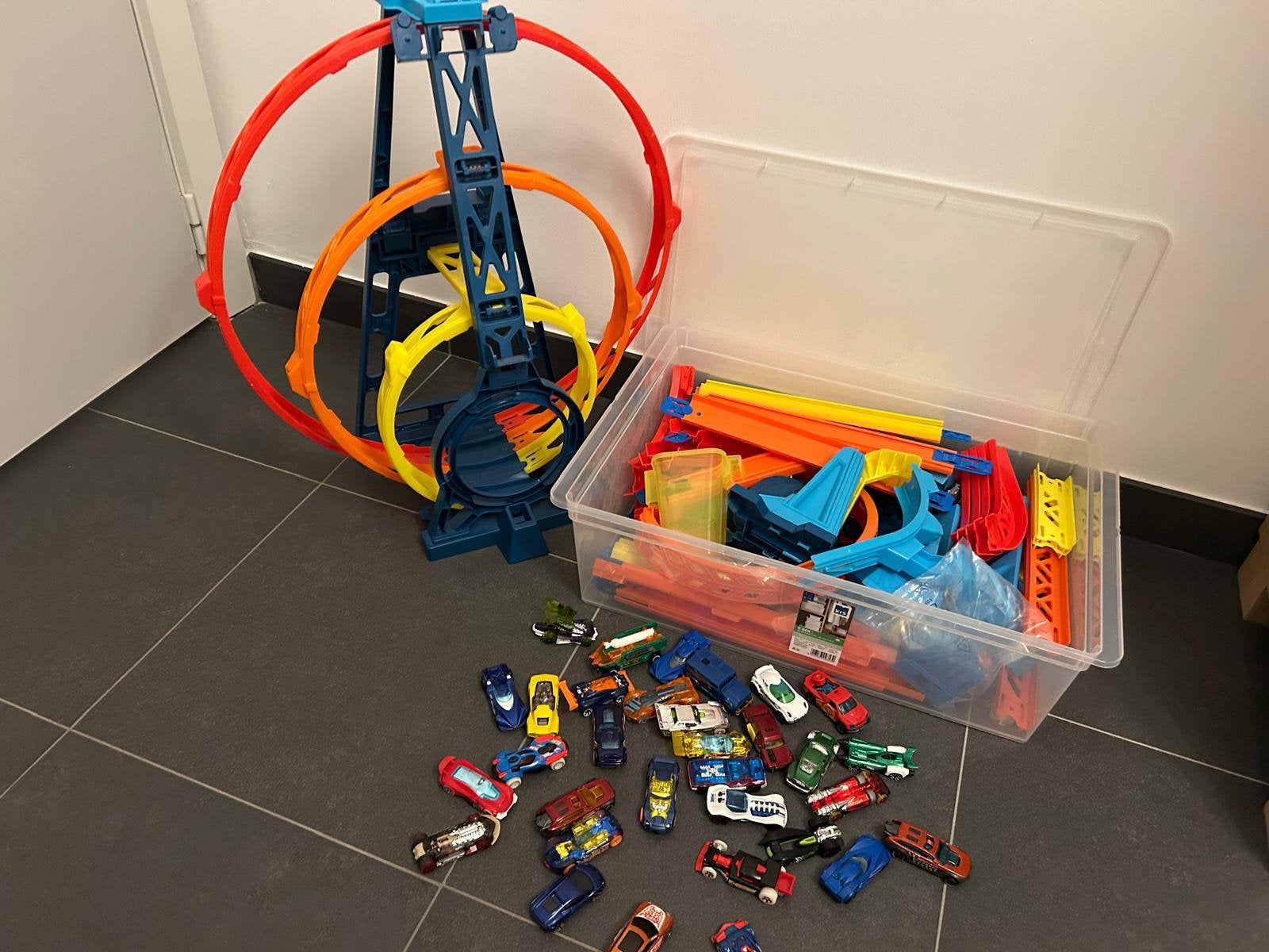 Hotwheels set, Kinderen en Baby's, Ophalen, Zelf te bouwen, Hot Wheels, Handmatig