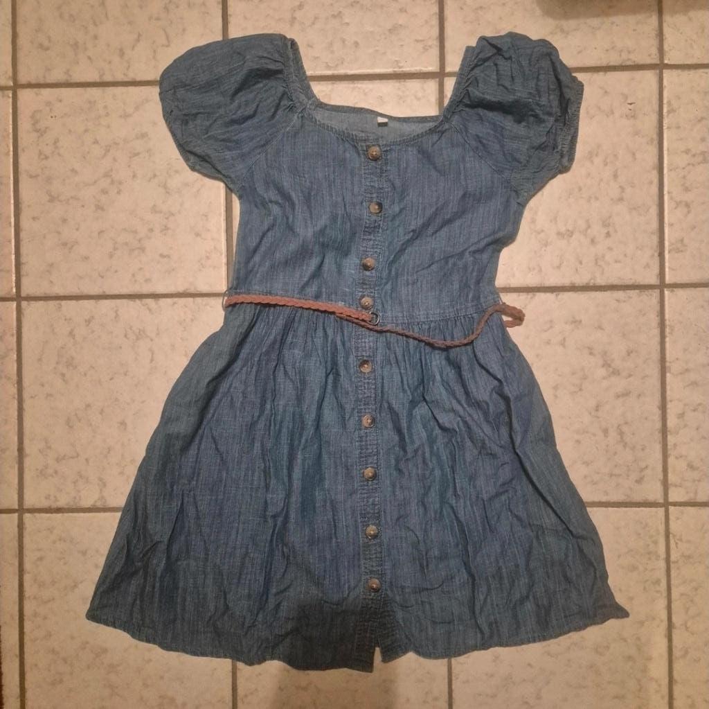 Mooi zomerjurkje + bijpassend riempje - maat 140, Ophalen, Gebruikt, Meisje, Name it
