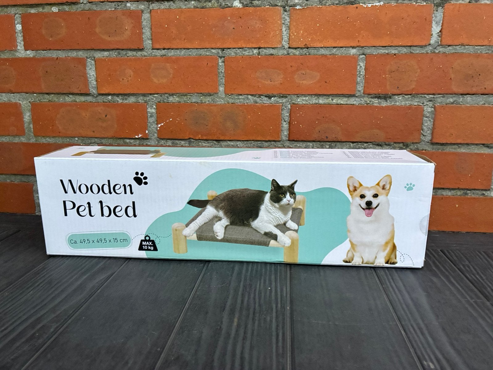 Dierenbed/wooden pet bed/hangmat, Animaux & Accessoires, Autres accessoires pour animaux, Enlèvement ou Envoi, Neuf
