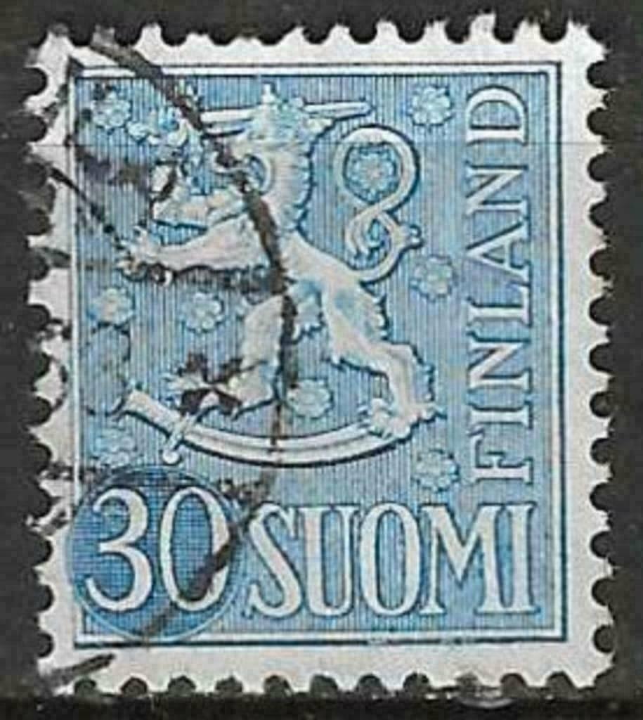 Finlande 1954/1958 - Yvert 415A - Lion (ST), Timbres & Monnaies, Timbres | Europe | Scandinavie, Envoi, Finlande, Affranchi