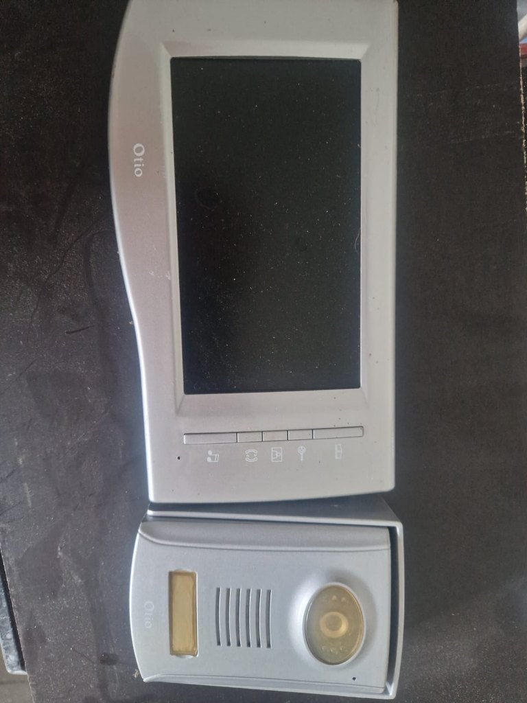 Deurbel met camera en monitor te koop, Maison & Meubles, Sonnettes, Enlèvement, Utilisé, Filaire