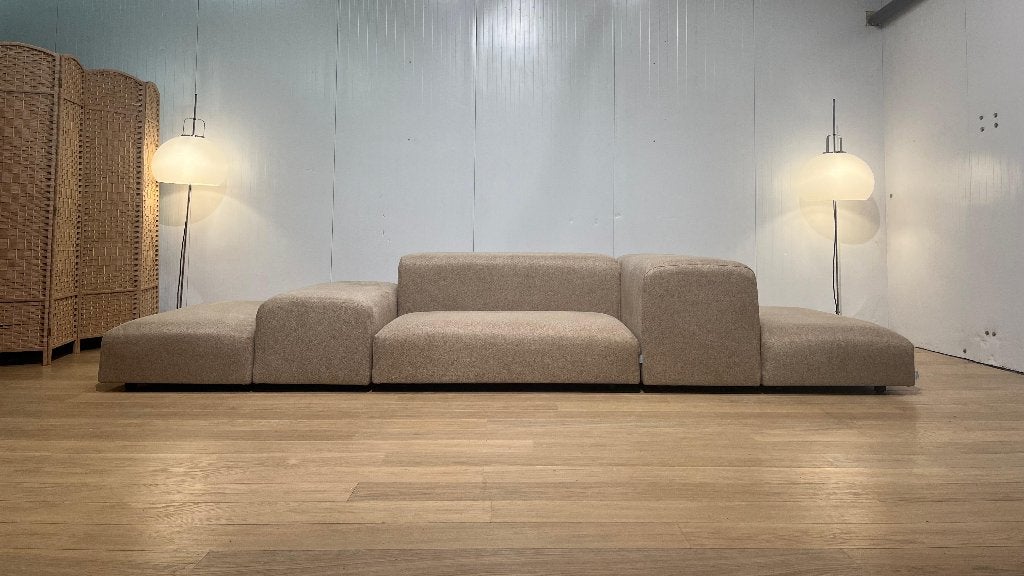 NIEUW Living Divani Extra Wall 6-delig NP €16875 GARANTIE, Ophalen of Verzenden, Rechte bank, Stof, Design Bank Bankstel Zetel Modulair Living Divani