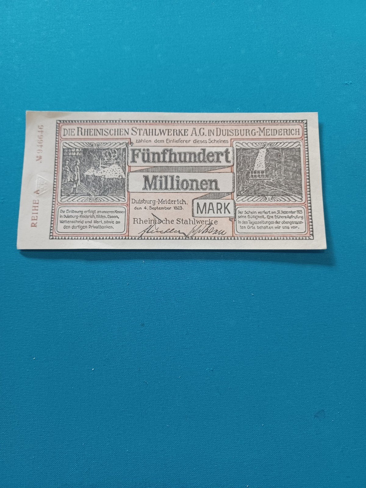 Germany 500 Miljonen Mark, Timbres & Monnaies, Billets de banque | Europe | Billets non-euro, Enlèvement ou Envoi