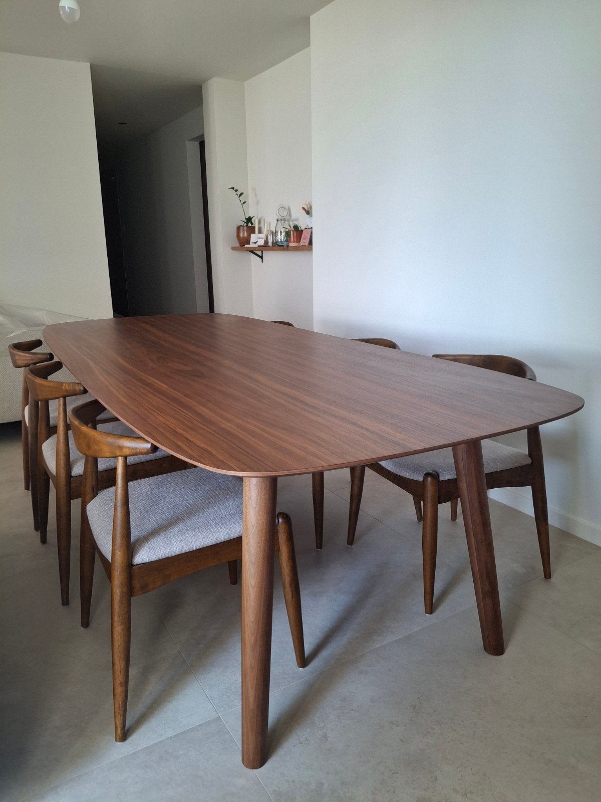 Juntoo eettafel Finesso Walnoot, Enlèvement