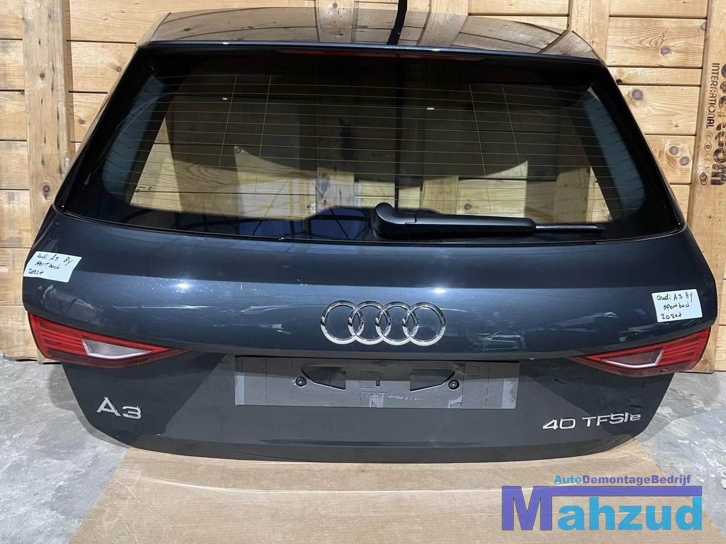 AUDI A3 8Y Sportback hybrid Grijs achterklep 2019+, Arrière, AUDI AG, Auto-Union-Strasse 1
85045  Ingolstadt, DE, Audi