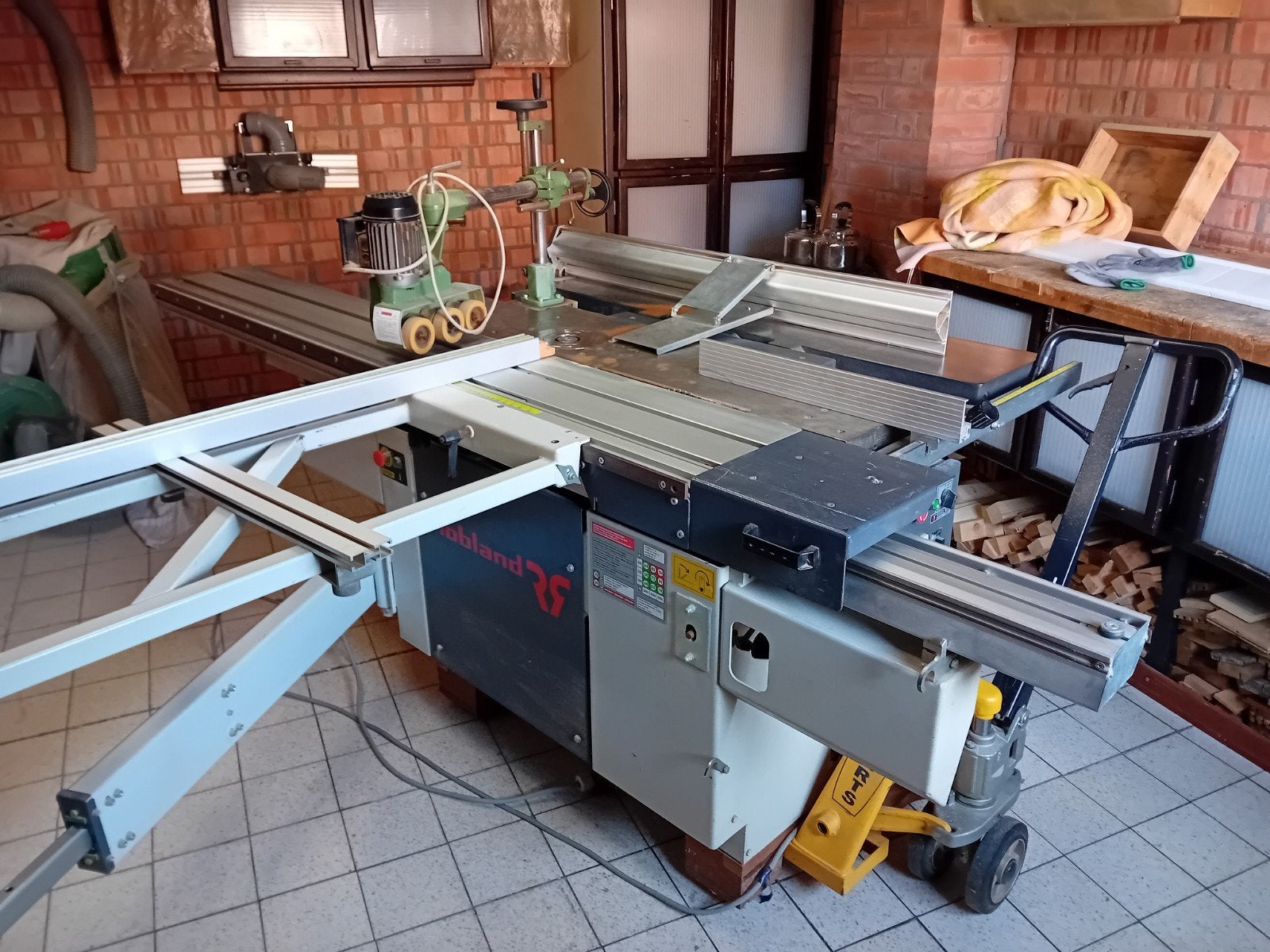 robland combine met toebehoren, Ophalen