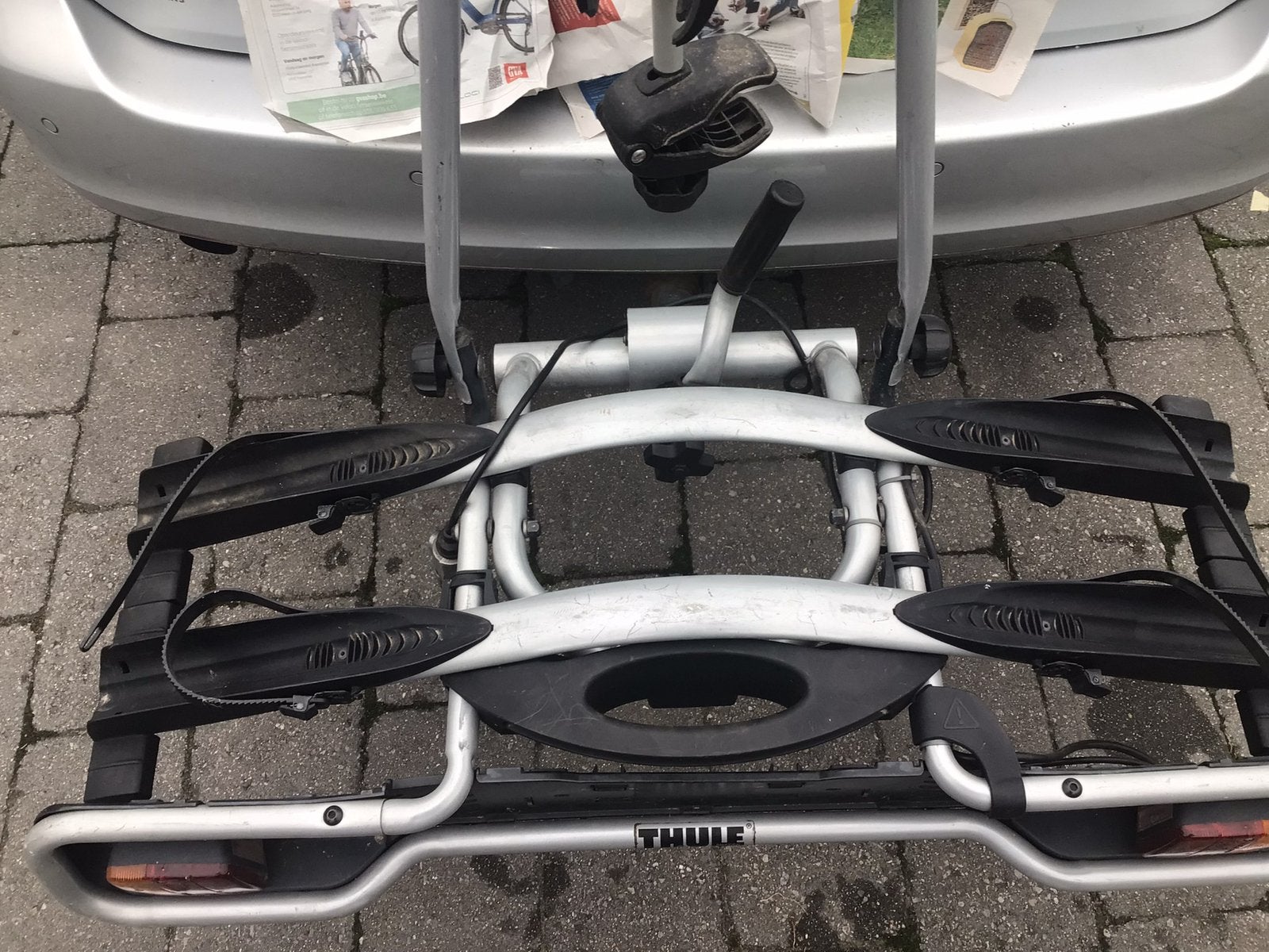 Fietsdrager thule, Ophalen, 2 fietsen, Gebruikt, Trekhaakdrager