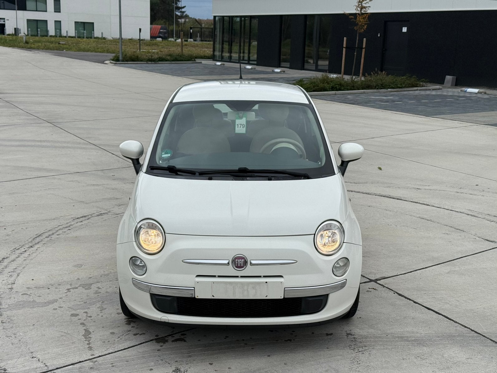 Fiat 500 - 1.2 Benzine - Garantie, Auto's, Stof, Zwart, 4 cilinders, Wit
