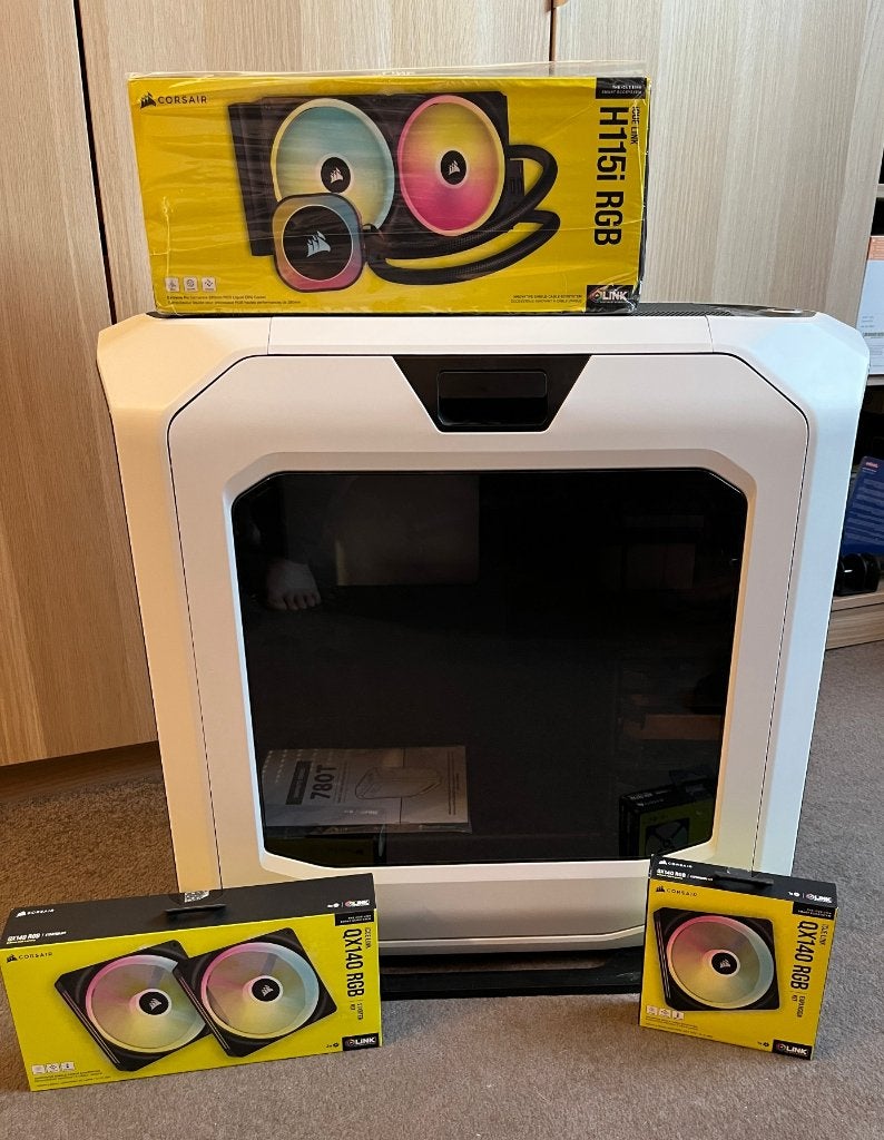 Boitier PC Corsair 780T + watercooling et ventilateurs, Enlèvement, Utilisé, Corsair