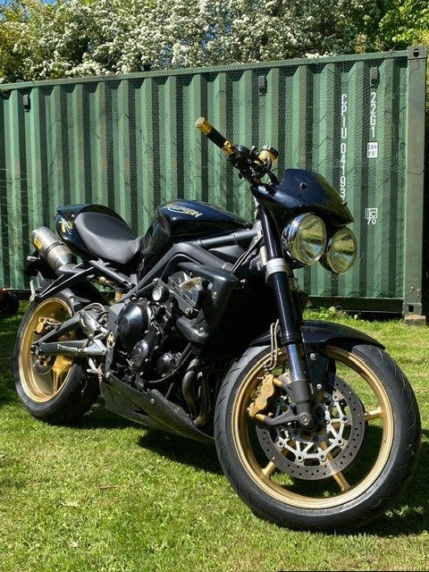 TRIUMPH STREET TRIPLE R, Permis Moto A, Occasion, Plus de 35 kW, Échappement sport