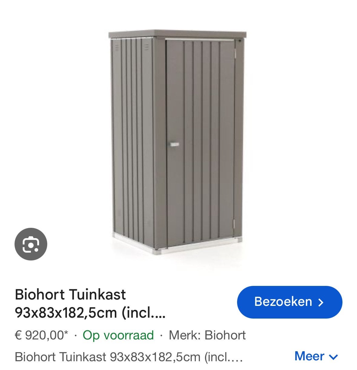 Biohort tuinkast, Tuin en Terras, Ophalen, Zo goed als nieuw