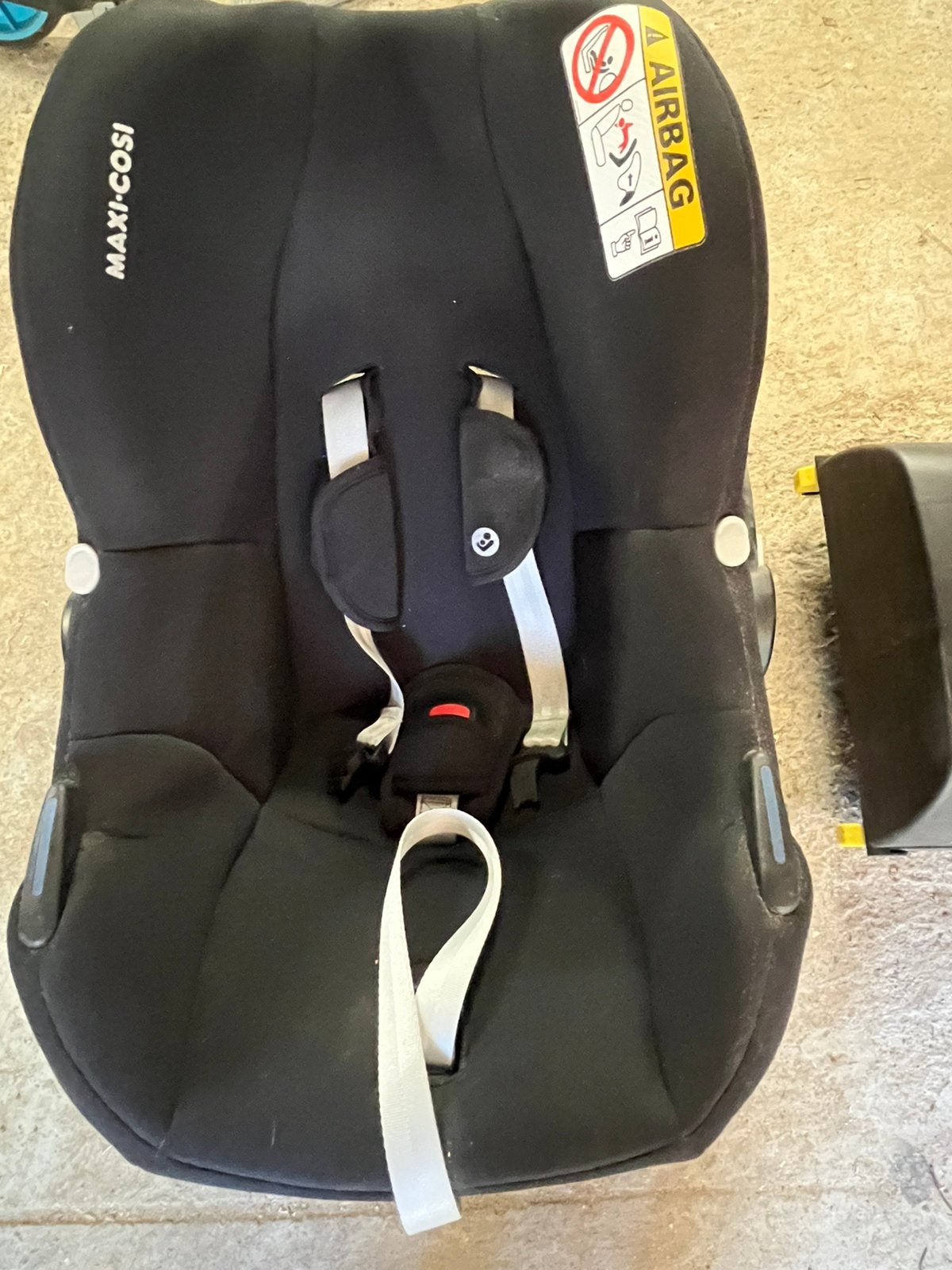 Autostoel Maxi Cosi zwart + Isofix, Kinderen en Baby's, Autostoeltjes, Ophalen, Gebruikt, Isofix, 0 t/m 13 kg