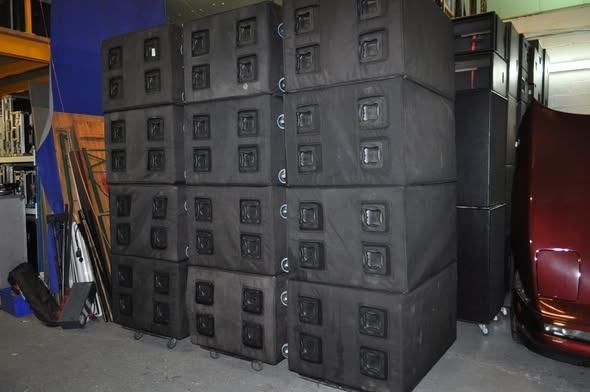 AUDIOFOCUS MTsub 218A MK1, Audio, Tv en Foto, Luidsprekerboxen, Gebruikt, Subwoofer, Ophalen, 150 watt of meer