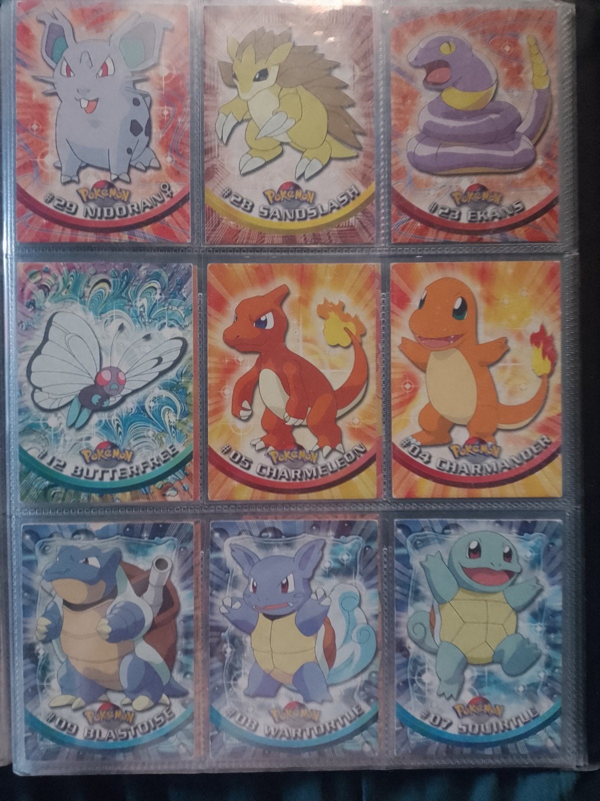 Vintage Pokémon Topps kaarten, Verzenden, Gebruikt, Meerdere kaarten, Foil
