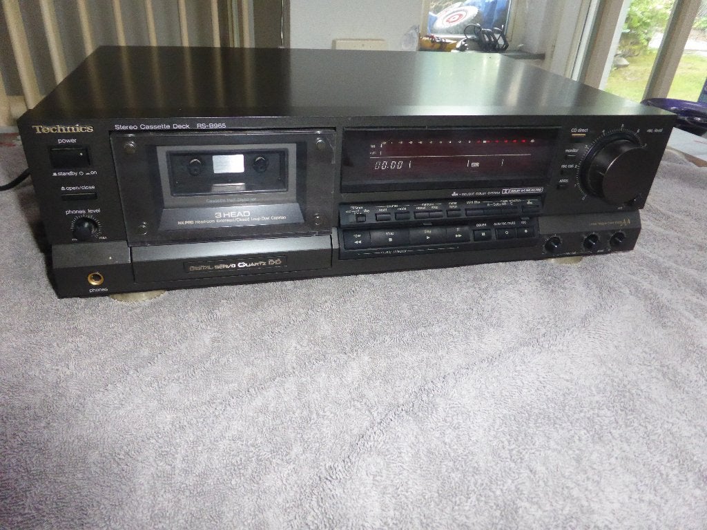 Technic RS-B965 Audiophile 3-koppen cassettedeck, TV, Hi-fi & Vidéo, Decks cassettes, Enlèvement, Simple