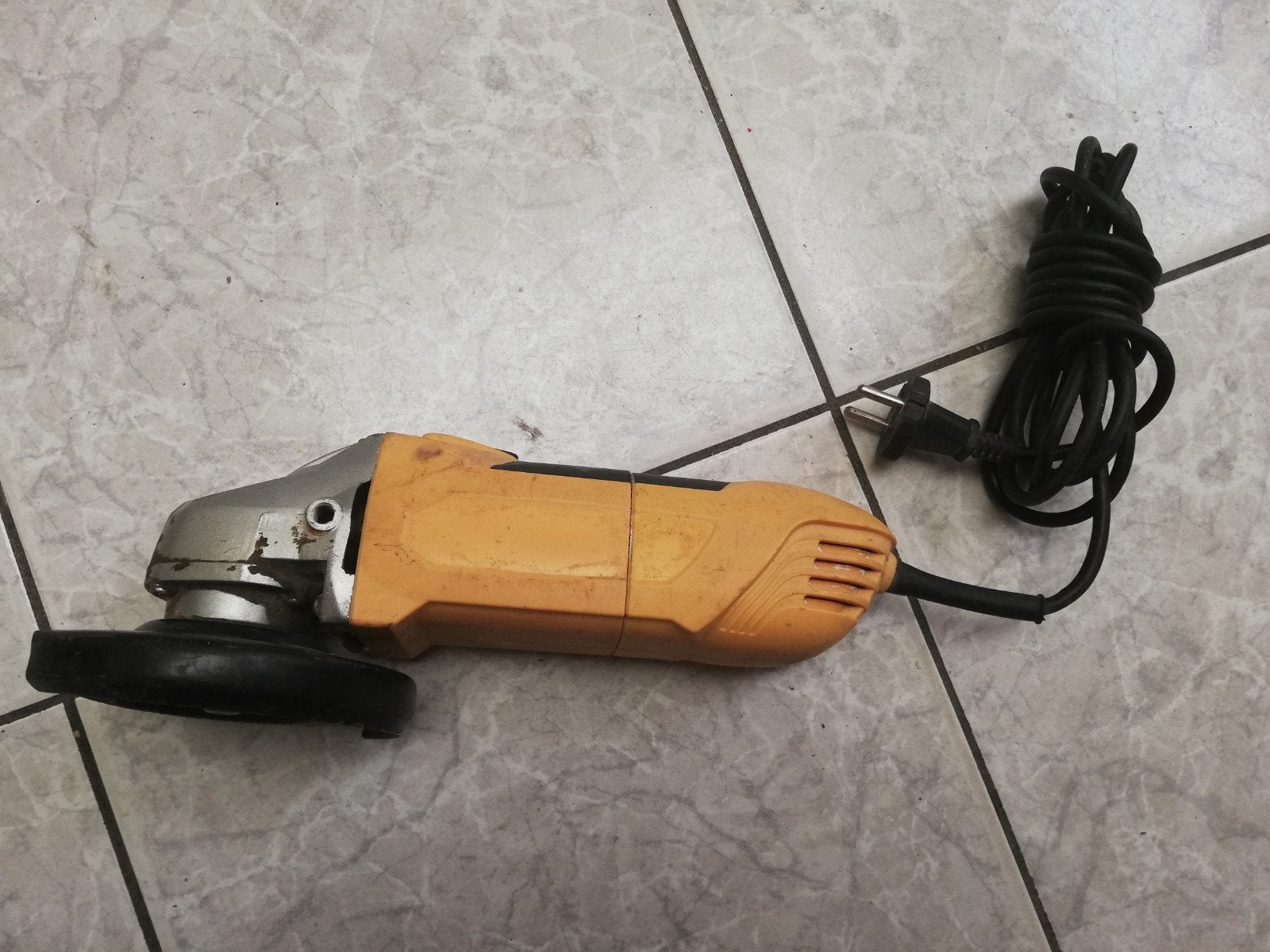 slijpmachine, Ophalen
