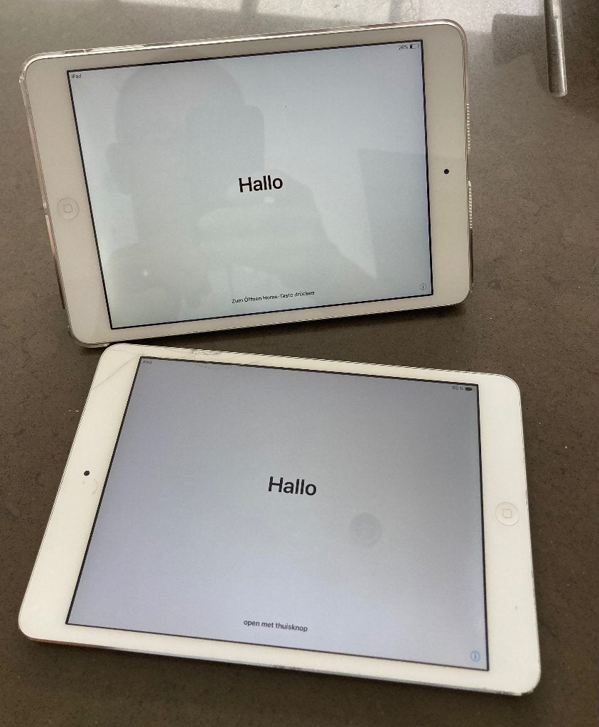 2 mini IPADs, Computers en Software, Apple iPads, Ophalen, Gebruikt, 32 GB, Wit