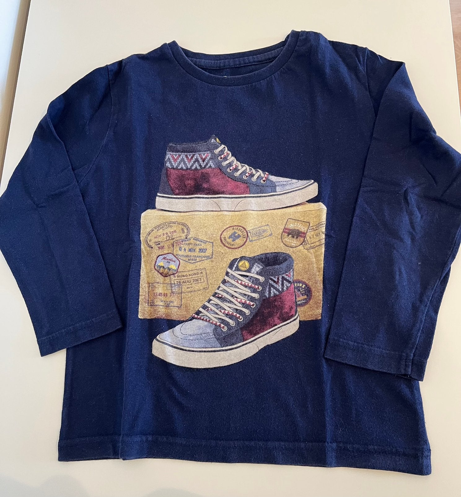 Mayoral tshirt lange mouwen jongens maar 104, Ophalen of Verzenden, Zo goed als nieuw, Jongen, Shirt of Longsleeve