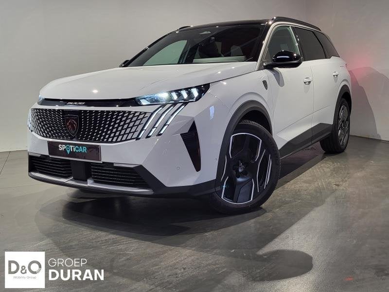 Peugeot 5008 GT 1.6 Plug-in Hybrid 195 e-DCS7, Auto's, Automaat, USB, Monovolume, Wit