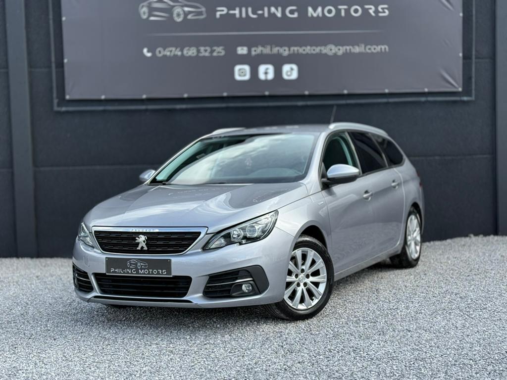 Peugeot 308 1.2 Essence, style, Gps, Jantes, Cruise controle, Argent ou Gris, Achat, Euro 6, Entreprise